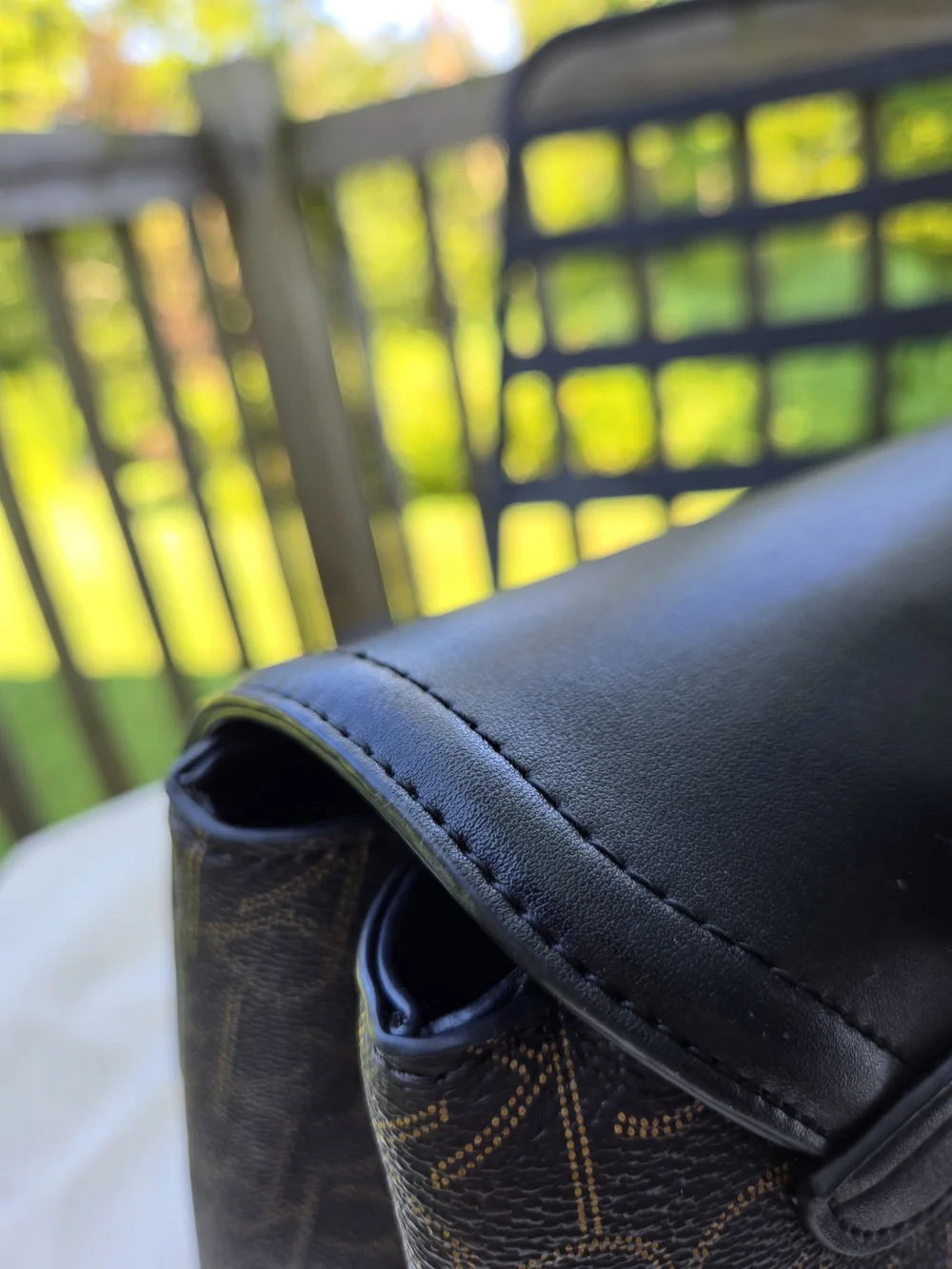 Calvin Klein Black, Brown & Cream Logo Backpack
